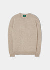 Men's Lambswool Crew Neck Jumper In Cobble